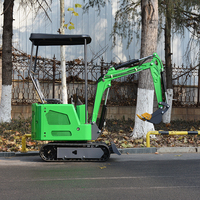 Mini-excavatrice sur chenilles de 1,2 tonne avec moteur EPA, cylindre hydraulique Eaton, moteur et engrenage Koop, livraison gratuite