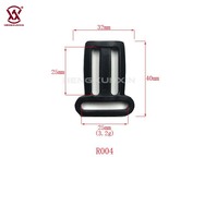 Usine ODM 25mm en plastique Tri Glide boucle Double ajusteur sangle diapositives pour sacs sangle sangle sacs accessoires boucles