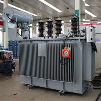 Transformateur haute tension 800 kVA, type liquide à huile 300 kVA 690 V, transformateur de poste de substation monté sur socle 440 V 10 kV 220 V