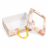 Boîte d'emballage personnalisée pour fruits frais, boîte en carton ondulé haut de gamme avec fenêtre, boîte cadeau pour oranges, raisins, myrtilles