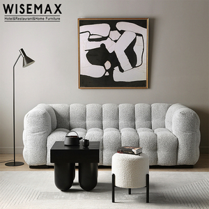 WISEMAX — petit meuble repose-pieds moderne, en laine d'<span class=keywords><strong>agneau</strong></span>, mobilier de salon, tabouret d'angle, bon marché, en métal, offre spéciale - Product Image 3