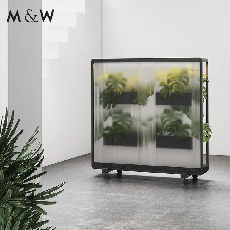 M & W penjualan langsung pabrik desain lemari pintu terbuka logam penyimpanan arsip baja lemari samping dengan roda