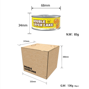 Lata de aperitivos para gatos de doble capa con alto contenido de proteínas, 85g, comida para gatos con textura de Mousse con sabor a pollo con taurina añadida, comida húmeda nutricional - Product Image 4