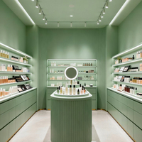 Vitrines de présentation de cosmétiques de luxe abordables, armoires à parfums modernes, armoires de rangement et de présentation pour la vente au détail, design d'intérieur