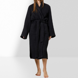 Custom Unisex Couple's Cotton <strong>Waffle</strong> Bath <strong>Robes</strong> Embroidered Logo Spa <strong>Robes</strong> Dressing Gown Bridal Hotel <strong>Robes</strong> for Men Women - Product Image 3