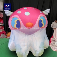 Modèles gonflables de la série Marine Life Ballon Globe de neige Arche de tente avec danseur d'air pour une utilisation événementielle Souffleur d'air 5m Mer