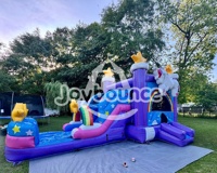 Vente flash : toboggan aquatique gonflable commercial pour enfants, château gonflable avec toboggan, château gonflable Monster Truck