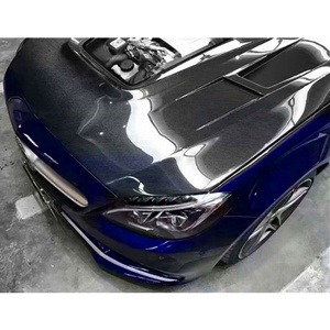 Nouveau capot moteur transparent en fibre de carbone 2014-2021 pour Benz AMG C63 avec vis – Amélioration par montage à visser - Product Image 5