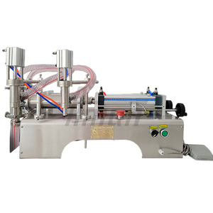 Machine de remplissage de liquides semi-automatique pour bouteilles, haute précision, facile à utiliser, emballage alimentaire et de boissons - Product Image 1