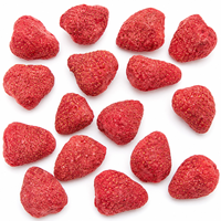HALAL KOHSER CERTIFICAAT Gedroogd Fruit 100% Natuurlijk Vriesgedroogde Aardbei ODM OEM Smaak Private Label