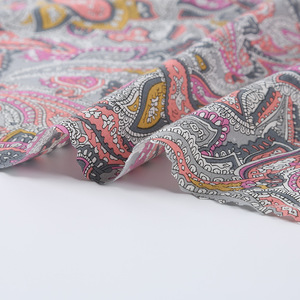 Tela de Algodón Tana con Estampado William <span class=keywords><strong>Morris</strong></span>, Popelina Liberti, Diseño Floral de los Años 80, Sin Pedido Mínimo - Product Image 4