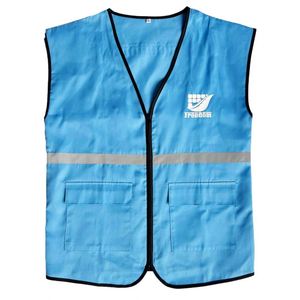 เสื้อกั๊กสะท้อนแสงปรับแต่งได้สำหรับงานก่อสร้างกลางแจ้ง ของขวัญส่งเสริมการขายพร้อมบริการสกรีนโลโก้ - Product Image 5