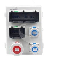 IP67 étanche boîte de distribution prise combinée boîtier de panneau de commande en plastique compteur électrique boîte disjoncteur armoire