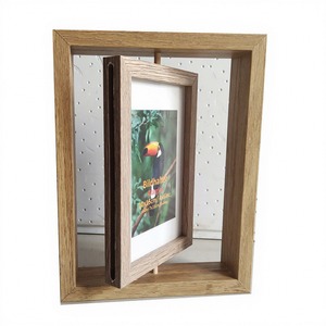 Cadre photo en bois fait main sur mesure, double orientation, éco-responsable, pour paysages et photos - Product Image 1