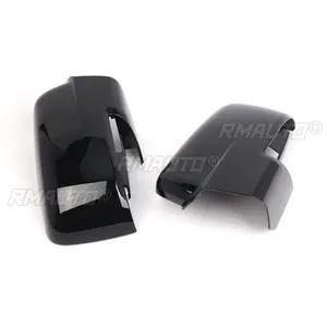 Car Rearview <b>Mirror</b> Cover <b>Shell</b> Caps Housing Replacement for Dodge Ram 1500 2013-2018 68096199AF 68096198AH Glossy Black - Product Image 2