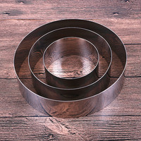 Anneau rond en acier inoxydable de qualité alimentaire, Tiramisu, mousse de gâteau, hauteur 5 cm, décor de gâteau, moule, anneau, coupe-gâteau, offre spéciale