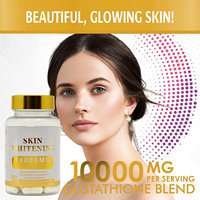 Capsules de glutathion et de collagène, 60 unités, complément antioxydant pour femmes, fournisseur en gros de marques privées OEM