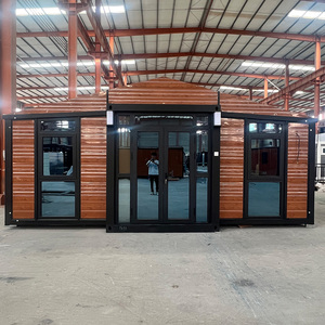 Rumah Kontainer Baja Ekspansiabel 40 Kaki Custom dengan 2, 3, atau 4 Kamar Tidur, Konstruksi Panel Sandwich Flat Pack, Desain Kontemporer - Product Image 2