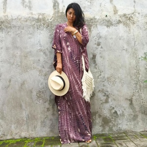 Caftán de verano para mujer, ropa perfecta, rayón, Batik, Bali - Product Image 3