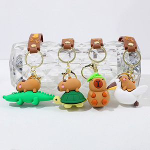 Llaveros creativos bonitos <span class=keywords><strong>de</strong></span> dibujos animados <span class=keywords><strong>de</strong></span> Capybara, llavero <span class=keywords><strong>de</strong></span> muñeca para mujer, colgante <span class=keywords><strong>de</strong></span> coche para regalos <span class=keywords><strong>de</strong></span> <span class=keywords><strong>vacaciones</strong></span>, joyería, cajas misteriosas, producto - Product Image 5