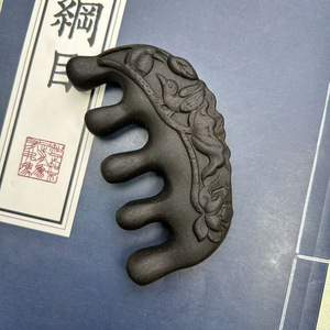 Handmade Blended Incense <b>Beads</b> Inlaid Wooden Comb Chinese Style Portable Aromatherapy Comb Massage Hair Care Comb Gift - Product Image 5