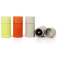 Tube rond vide personnalisé de 75 ml en paille de blé biodégradable pour déodorant anti-transpirant à torsion