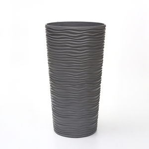 Vaso per Piante <span class=keywords><strong>in</strong></span> <span class=keywords><strong>Plastica</strong></span> Lucida di Grandi Dimensioni, Cilindrico e Alto, per Decorazione Interna ed Esterna del Soggiorno - Product Image 4