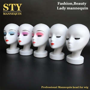 Extensiones de cabeza de maniquí, baratas, blancas, para sombrero - Product Image 3