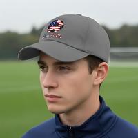 Gorra de Béisbol de Fútbol Americano con Diseño de Bandera Americana, Logotipo Bordado, Ajustable, para Hombre y Mujer, USA 2026