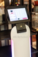Robot de livraison de nourriture MiCity Factory en promotion, télécommandé, avec une charge utile de 30 kg, robot serveur de restaurant, navigation laser