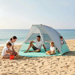 Tente de plage multifonctionnelle pliable et portable 2026, protection solaire, <span class=keywords><strong>pour</strong></span> camping en extérieur et plusieurs personnes, imperméable, idéale <span class=keywords><strong>pour</strong></span> la plage - Product Image 1
