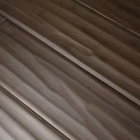 Haute qualité 15mm d'épaisseur carbonisé horizontal bambou plancher gratté à la main bois couleur étanche intérieur Parquet motif Offre Spéciale