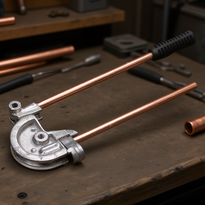 Doblador de tubos de cobre con abrazadera ajustable y mango ergonómico - Product Image 3