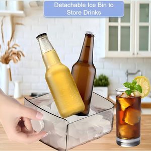 Độc quyền 2025 mới nâng cấp dễ dàng phát hành linh hoạt Silicone nhà sản xuất lớn Stanley bia Ice khuôn Vòng Ice Cube khay - Product Image 2