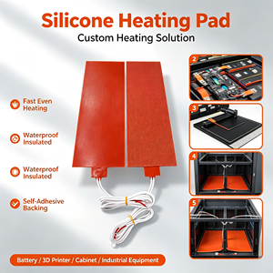 580x170mm silicone Heating pad 130W Battery <b>Blanket</b> for 48V battery pack 16S 280Ah or 314Ah DIY JK BMS Battery <b>Box</b> - Product Image 5