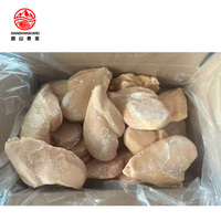 Filets de poitrine de poulet surgelés en vrac, sans os ni peau, qualité A, 10 kg, nutritifs, conformes Halal, excellent prix, vente chaude