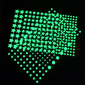3D Luminosa Dot Bubble Wall Sticker Raggiante Pentagramma Carta <span class=keywords><strong>Da</strong></span> Parati Creativa Soggiorno camera <span class=keywords><strong>Da</strong></span> Letto Della <span class=keywords><strong>Parete</strong></span> Della Decorazione Della Casa Per Il Capretto Murale - Product Image 4