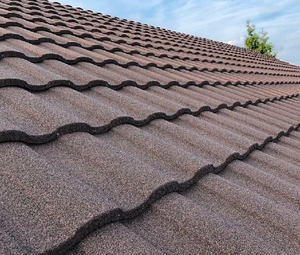 Tuiles de toiture en aluminium-zinc revêtues de pierre, style moderne, colorées, pour application extérieure, tuiles de crémaillère - Product Image 4