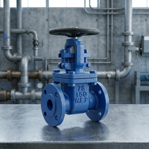 Vanne à soupape manuelle en acier inoxydable à brides pour la coupure d'eau haute température dans les systèmes de pipeline industriels - Product Image 2