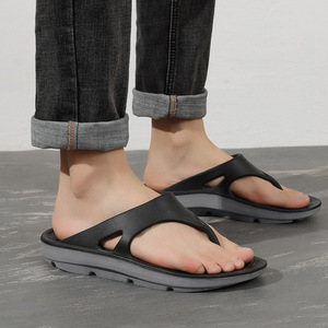 Tongs <span class=keywords><strong>orthopédiques</strong></span> pour hommes grandes tailles avec soutien de la voûte plantaire, semelle épaisse, amortissantes, antidérapantes, pour la plage, la maison et la récupération - Product Image 5