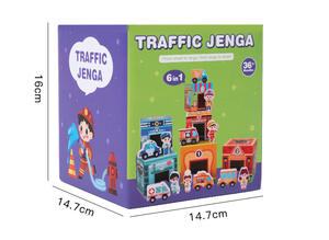 Jouets en bois Pile éducation précoce exercice pensée logique développement de la main amusant empilage <span class=keywords><strong>Kit</strong></span> de scène à fort <span class=keywords><strong>trafic</strong></span> - Product Image 3