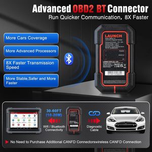Outils de diagnostic automobile LAUNCH X431 <span class=keywords><strong>PRO</strong></span> <span class=keywords><strong>TT</strong></span> avec DBScar VII VCI CAN FD, scanner OBD2, 36+ fonctions de réinitialisation et de codage, PK X-431 V - Product Image 6