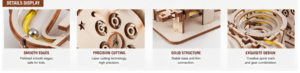 Jeu de <span class=keywords><strong>puzzle</strong></span> en bois à assembler soi-même, labyrinthe mécanique <span class=keywords><strong>3D</strong></span>, jouet éducatif - Product Image 5