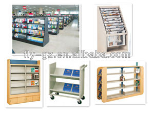 <span class=keywords><strong>Chariot</strong></span> mobile en métal à roulettes pour la gestion et le transport facile des <span class=keywords><strong>livres</strong></span> de lecture des bibliothèques scolaires - Product Image 6
