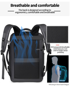 Nuovo Zaino Casual da Uomo alla Moda, Grande Capacità, Leggero, per Scuola, Laptop, Viaggi d'Affari - Product Image 4