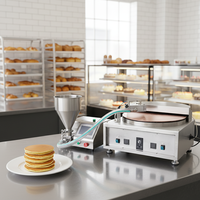 Machine à faire des Dorayaki électriques avec retourneur automatique, nettoyage automatique et contrôle de la température