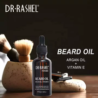 Prix de gros OEM DR.RASHEL Huile d'argan biologique et vitamine E Essence de croissance des cheveux Meilleure huile de croissance de la barbe 50ml