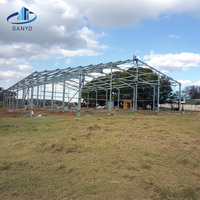 Bâtiment durable de structure en acier légère pour l'équipement agricole et le logement de bétail | Structure en acier de Foshan Ganyo
