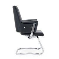 Chaises de bureau de luxe modernes et confortables en cuir véritable pour salle d'attente, idéales pour les réunions d'affaires et les visiteurs d'entreprise