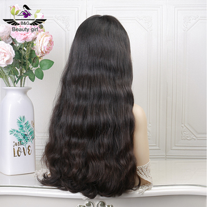Parrucca con Top in Pizzo Kosher Ebraico, Capelli Umani Vergini Russi, Nodi Decolorati, Linea Naturale della Capella, Marrone Scuro, Ondulata Naturale - Product Image 2